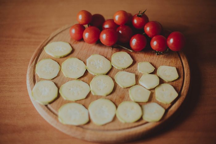 Фриттата с томатами черри