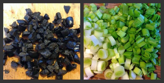 Сырный салат в тарталетках