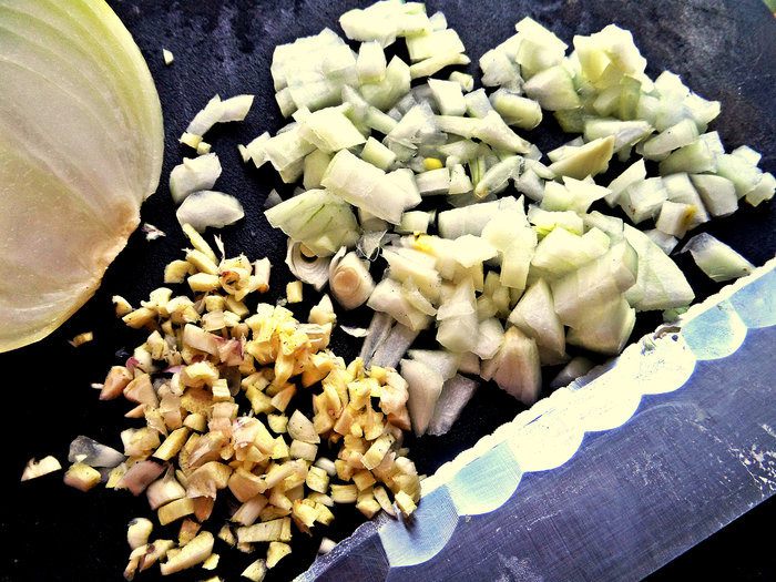 Испанский картофельный омлет с рыбкой