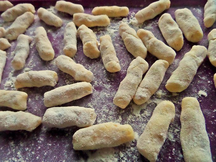 Картофельные гноччи (ньокки) с горгонзолой
