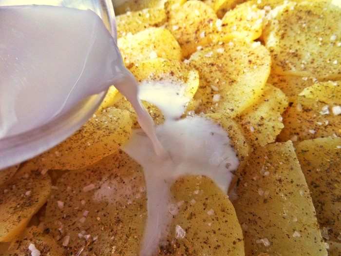 Картофельная запеканка с курицей