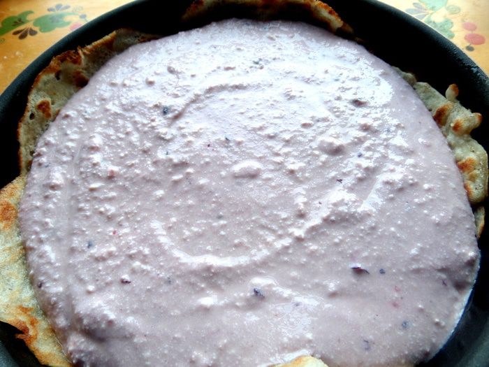 Творожник на блинах &amp;quot;Хризантема&amp;quot;