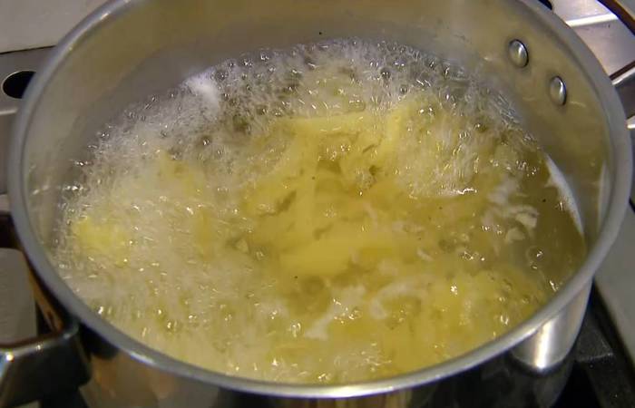 Паста с индейкой и грибами