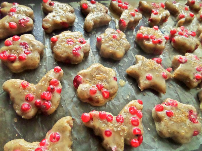 Пряники с брусникой на цельнозерновой муке