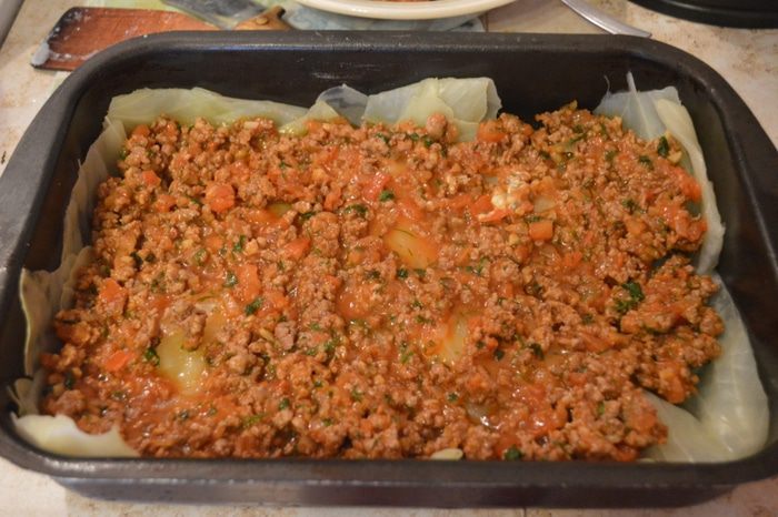Капустная лазанья