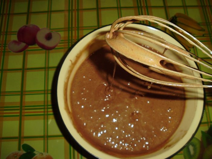 Шоколадный торт с черносливом