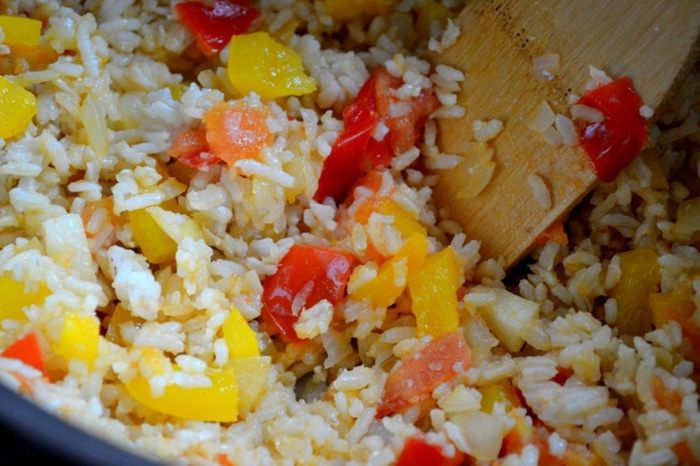 Паэлья с кальмарами