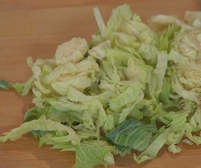 Грибы с фасолью и капустой под ароматной сырной корочкой 