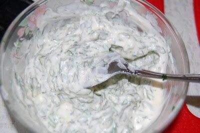 Картофельное пюре с соусом