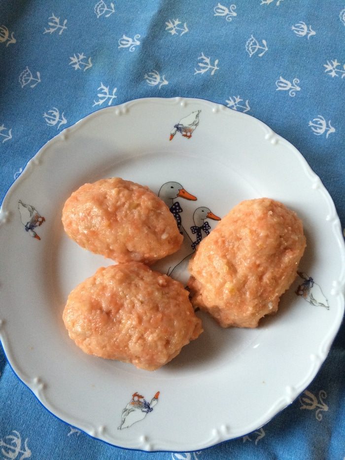 Котлета из щуки и морского лосося