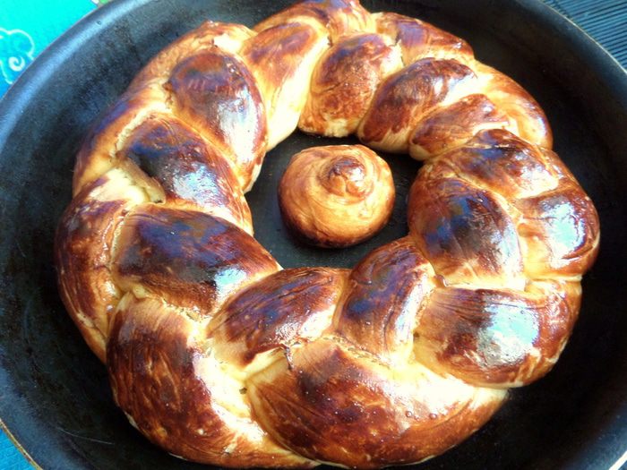 Пасхальная коса с цукатами
