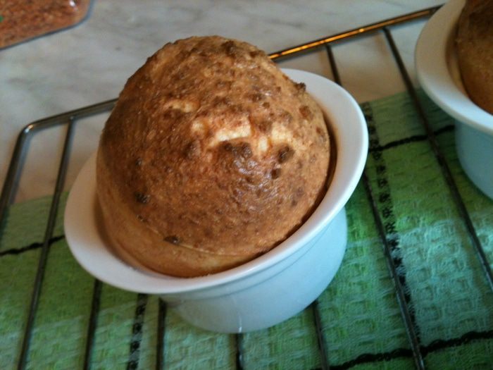 Мини-запеканки творожные с карамелизованым яблоком и корицей