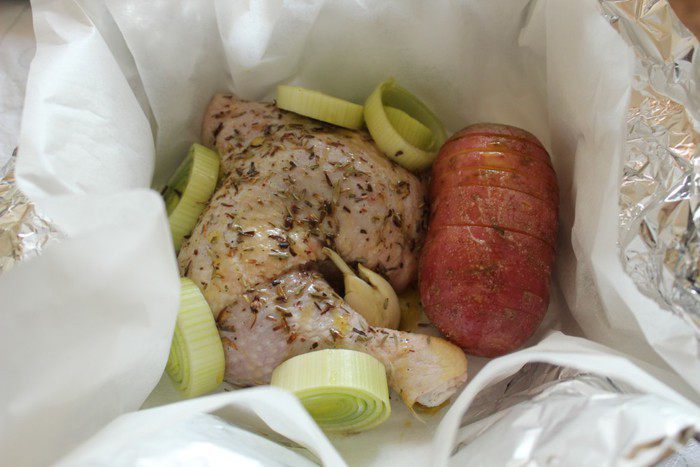 Запеченная курица &amp;quot;Котопуло клефтико&amp;quot;  (Κλέφτικο)