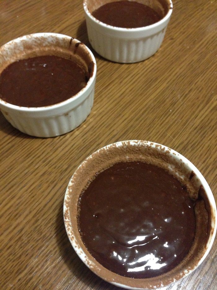 Шоколадный фондан