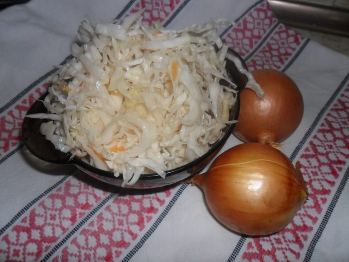 Хрустящая квашеная капуста