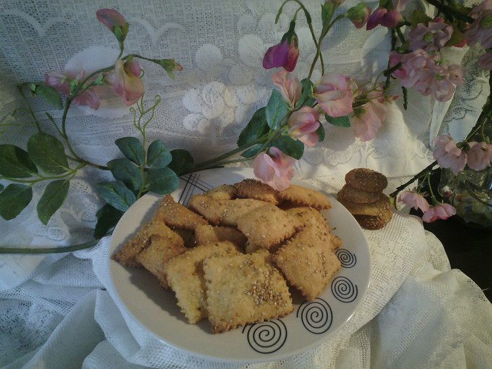 Миндально-сырное печенье 