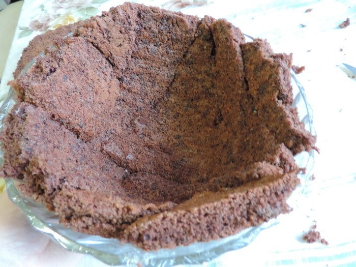 Цукотто (торт-купол) с апельсиновым и шоколадным муссами