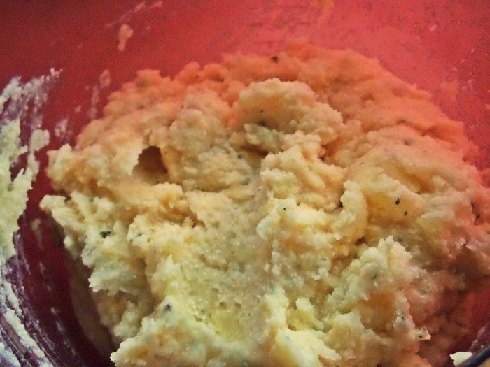 Картофельные гноччи (ньокки) с горгонзолой