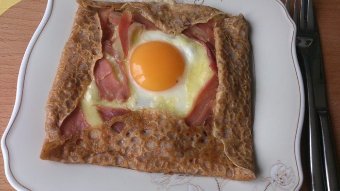 Бретонские блинчики из гречневой муки