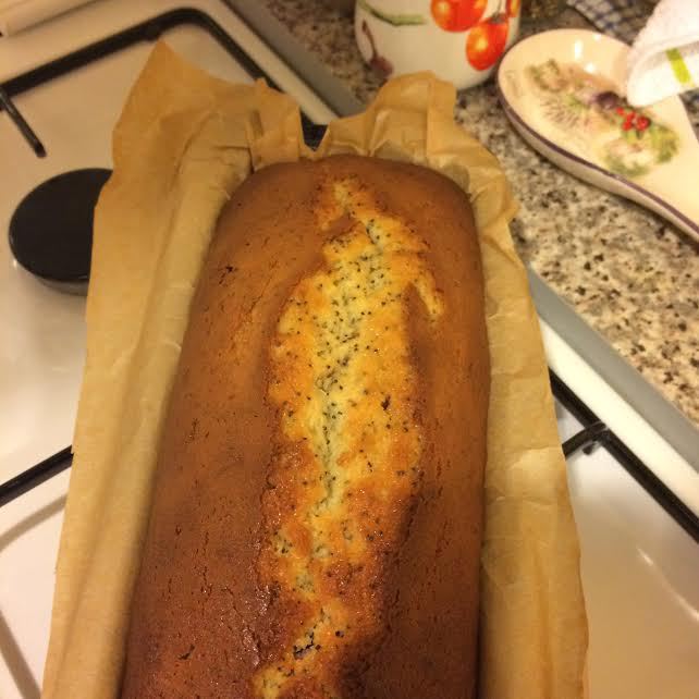 Кекс с малиной