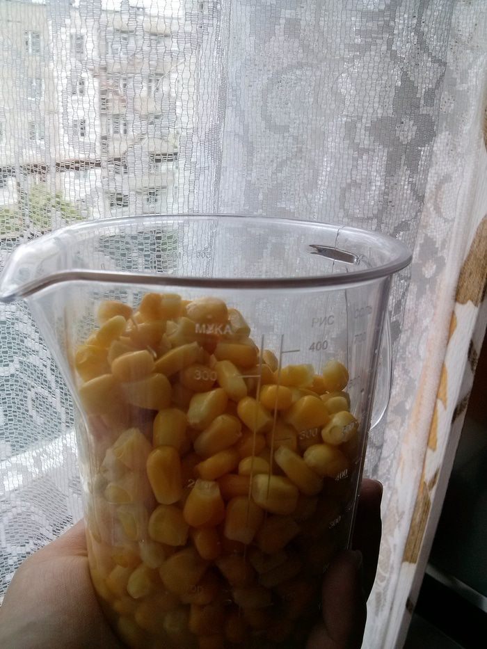 Крем-суп с красной чечевицей и кукурузой