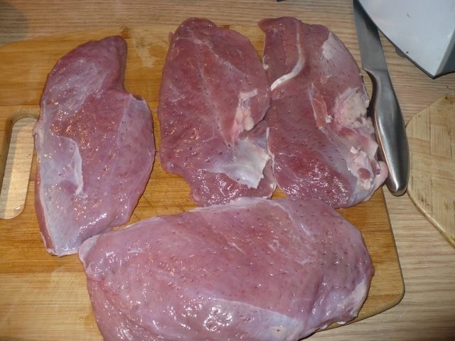 Утиная грудка в апельсиновом соусе