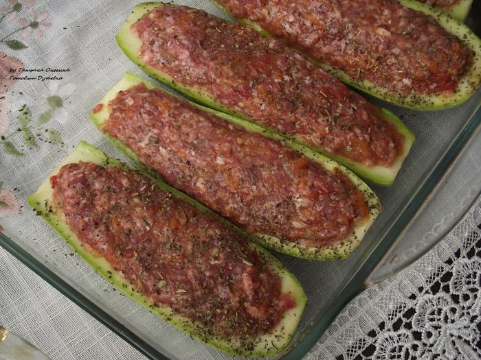 Фаршированные кабачки