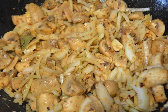 Курица в сливочно-горчичном соусе 