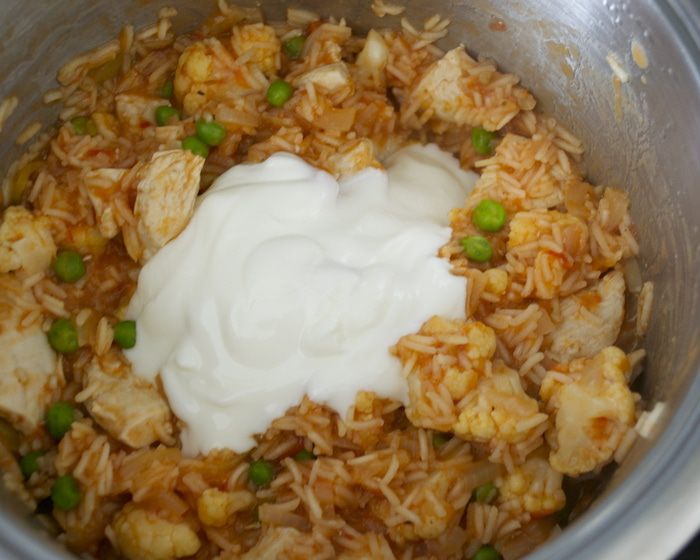 Карри из курицы с рисом