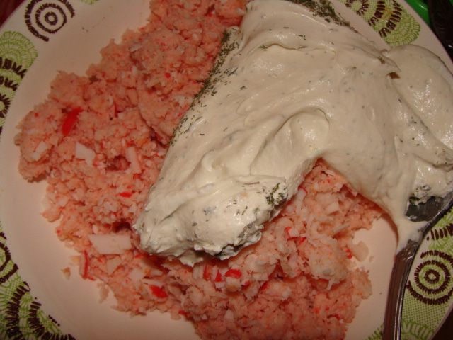 Закусочные эклеры с креветочным кремом