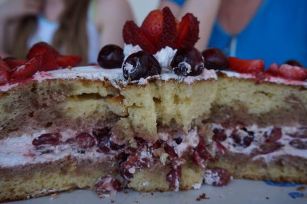 Торт &amp;quot;Фруктово-летние мотивы&amp;quot;