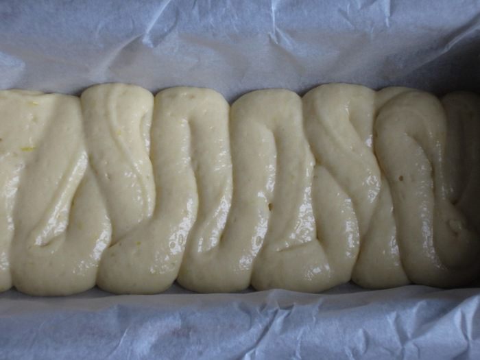 Кекс с малиновым сердечком