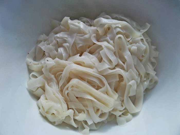 Рисовая лапша с овощами