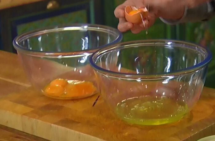 Бисквит на зеленом чае 