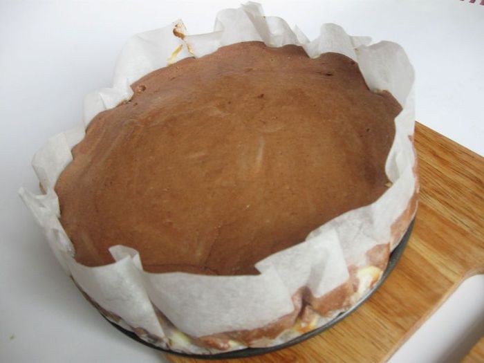 Шоколадно-лимонный чизкейк со вкусом горького миндаля