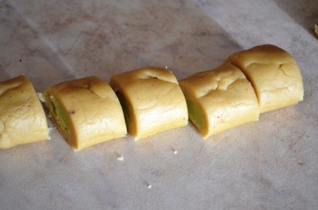 Швейцарские пряники с марципаном 