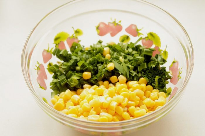 Салат с черемшой