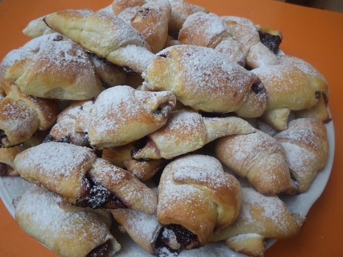 Рогалики со смородиновым джемом