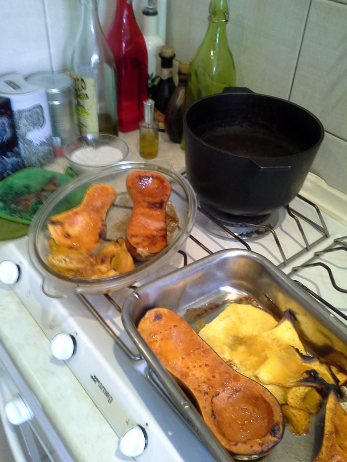 Тыква с мясом