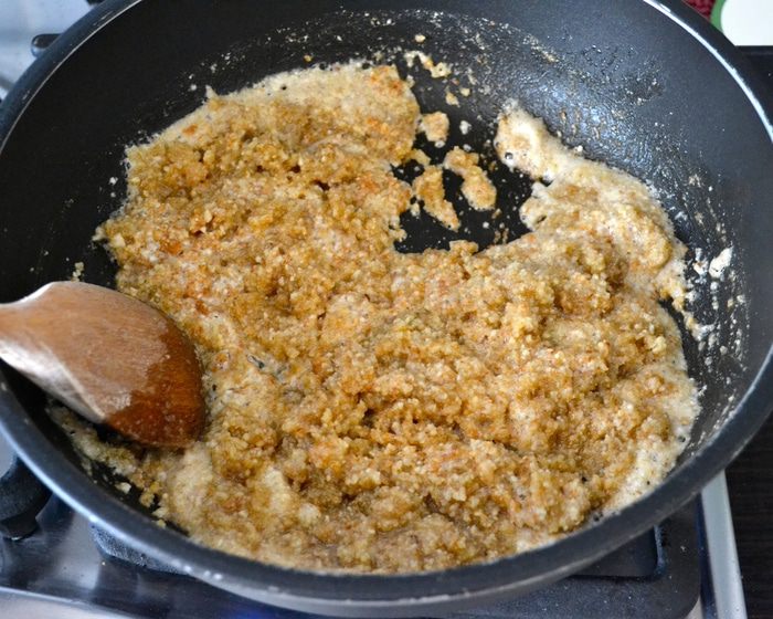 Паста в сливочно-ореховом соусе