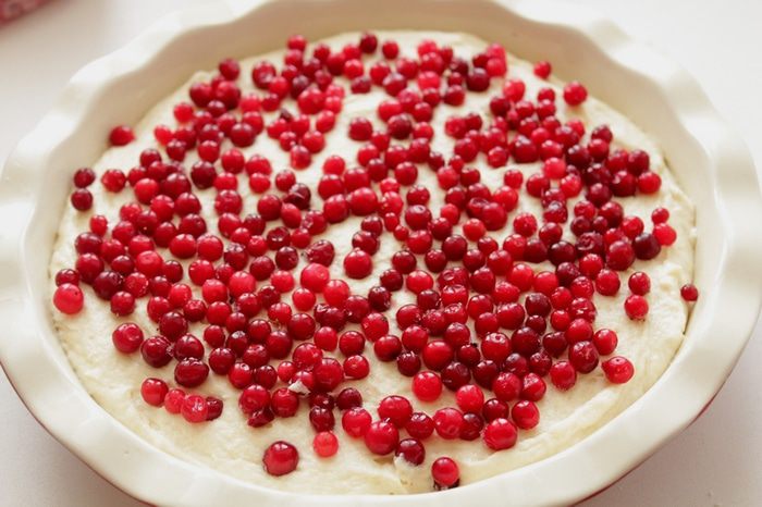 Пирог с рикоттой и белым шоколадом