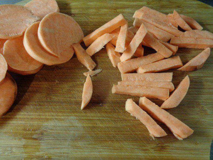 Кус-кус с бататом и гранатом