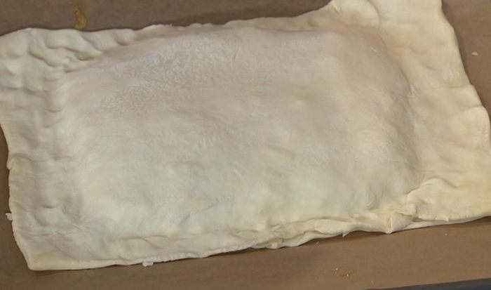 Пирог с тыквой, луком и сыром 