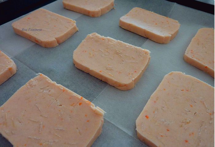 Апельсиновое песочное печенье с миндалем