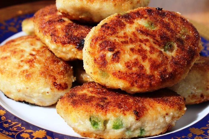 Веселые куриные котлетки