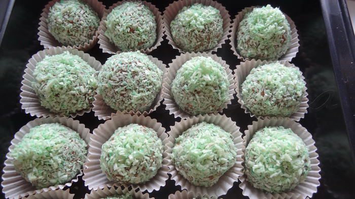 Конфеты ручной работы на меду с орехом пекан