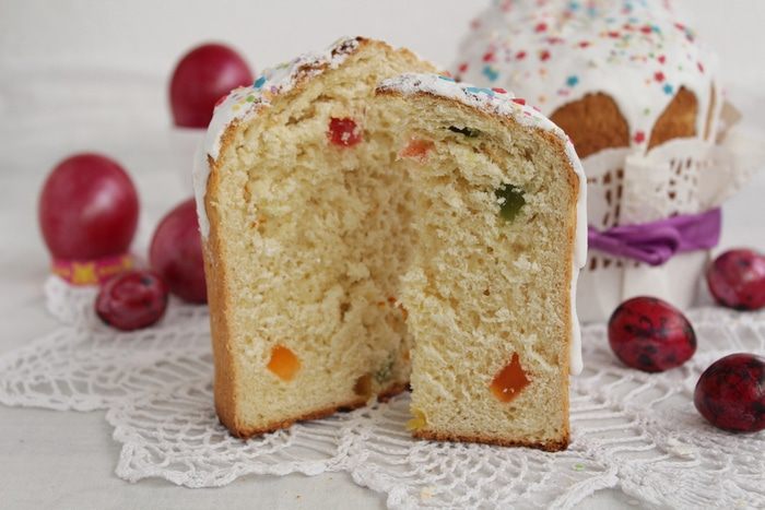 Апельсиновый кулич с цукатами