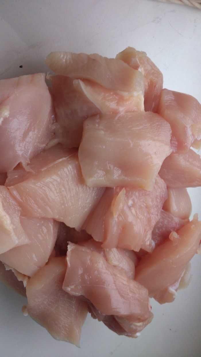 Шашлычки из куриной грудки в индийском стиле