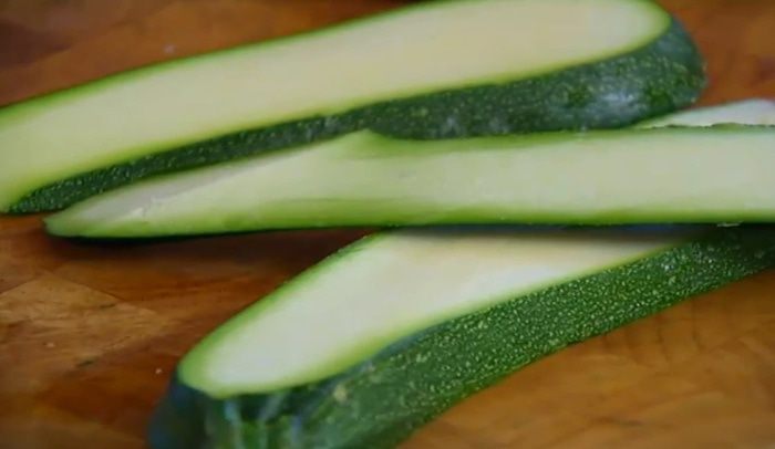 Закуска из тунца с цукини и картофелем