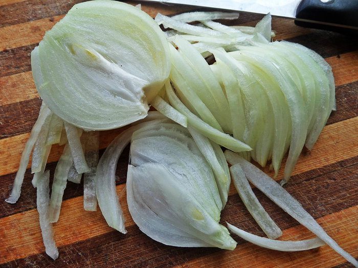 Постный картофельный салат